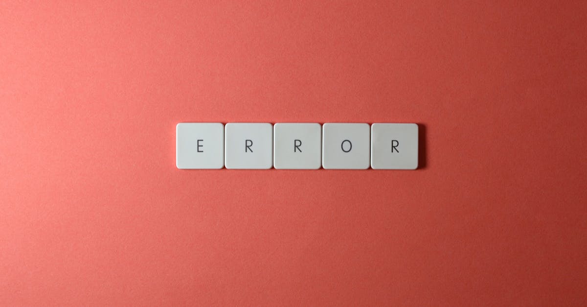 découvrez nos conseils et solutions pour résoudre les erreurs courantes dans vos projets. améliorez votre productivité et réduisez les frustrations liées aux bugs et aux dysfonctionnements. apprenez à identifier, analyser et corriger efficacement les erreurs pour un travail optimal.